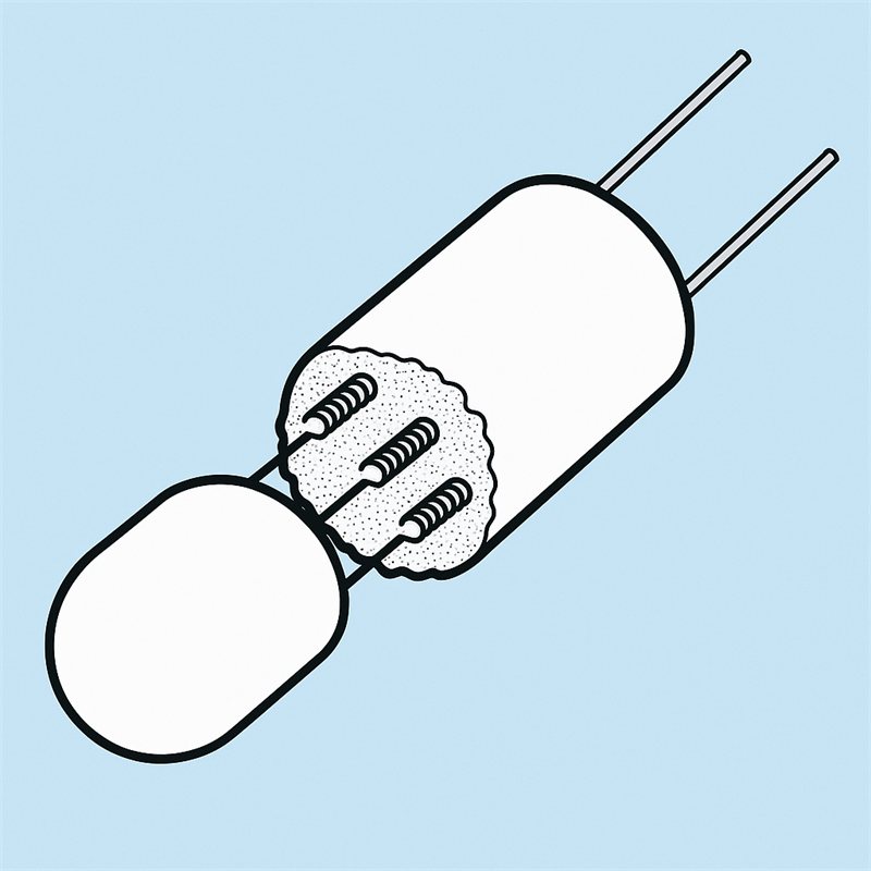 Miniature Pt100 sensing element